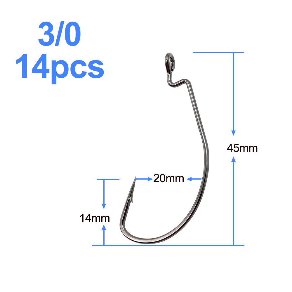 ESFISHING Bù Đắp Móc Thép Carb - đánh giá và giá Fishing Hook Offset
