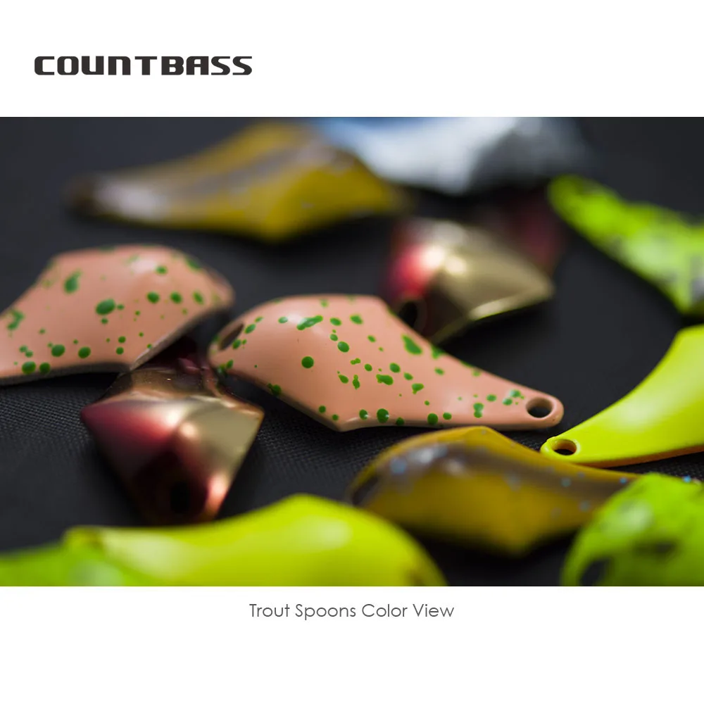 COUNTBASS 5/64Oz 2G Đúc Thìa C - đánh giá và giá Fishing Hook Barbless