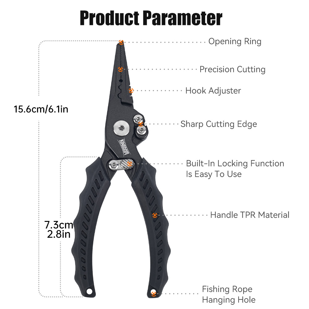 Kingdom Fishing Pliers Multifu - đánh giá và giá Fishing Hook Remover