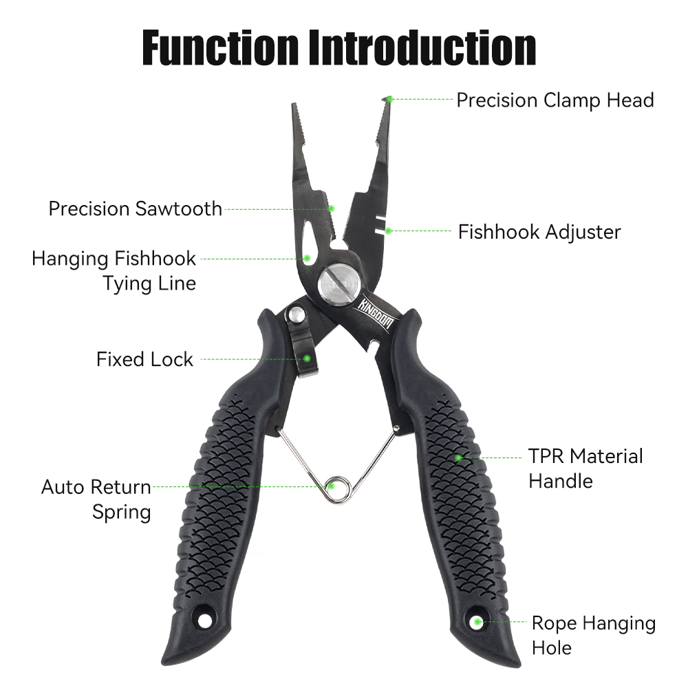 Kingdom Fishing Pliers Multifu - đánh giá và giá Fishing Hook Remover
