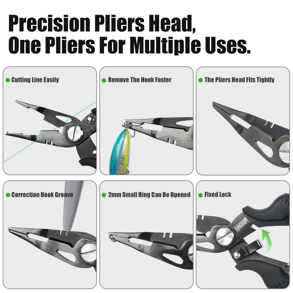 Kingdom Fishing Pliers Multifu - đánh giá và giá Fishing Hook Remover