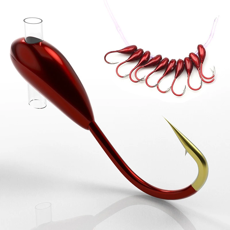 10/20 Mùa Đông Băng Móc Thép C - đánh giá và giá Fishing Hook Assortment