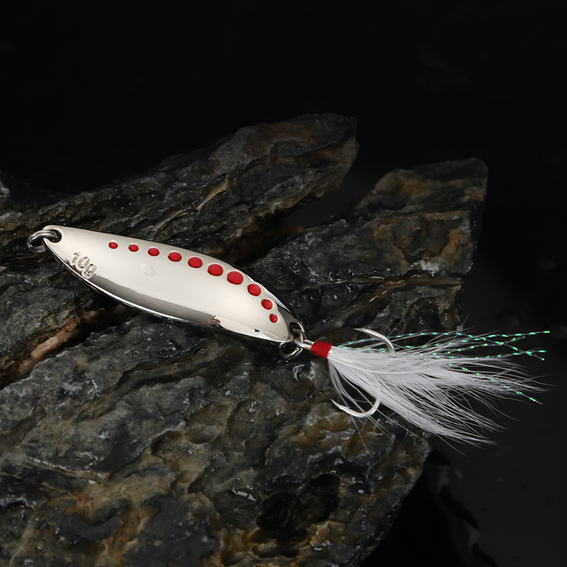 1pcs 5g-20gMetal Spinner Spoon - đánh giá và giá Fishing Hook Treble