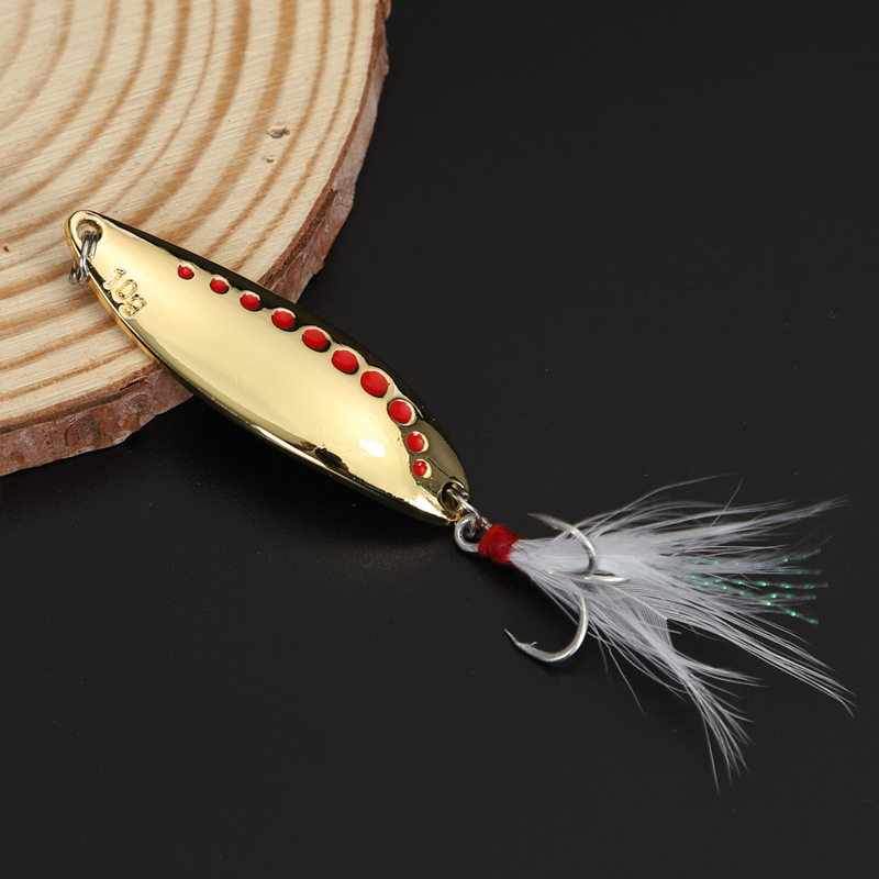 1pcs 5g-20gMetal Spinner Spoon - đánh giá và giá Fishing Hook Treble
