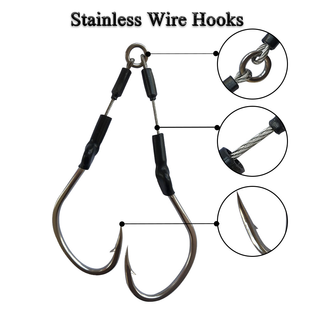 2pairs/bag Slow Fast Jigging H - đánh giá và giá Fishing Hook Assortment