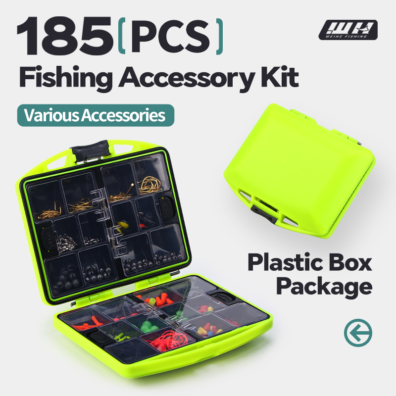 WEIHE 185pcs Fishing Accessori - đánh giá và giá Fishing Hook Box