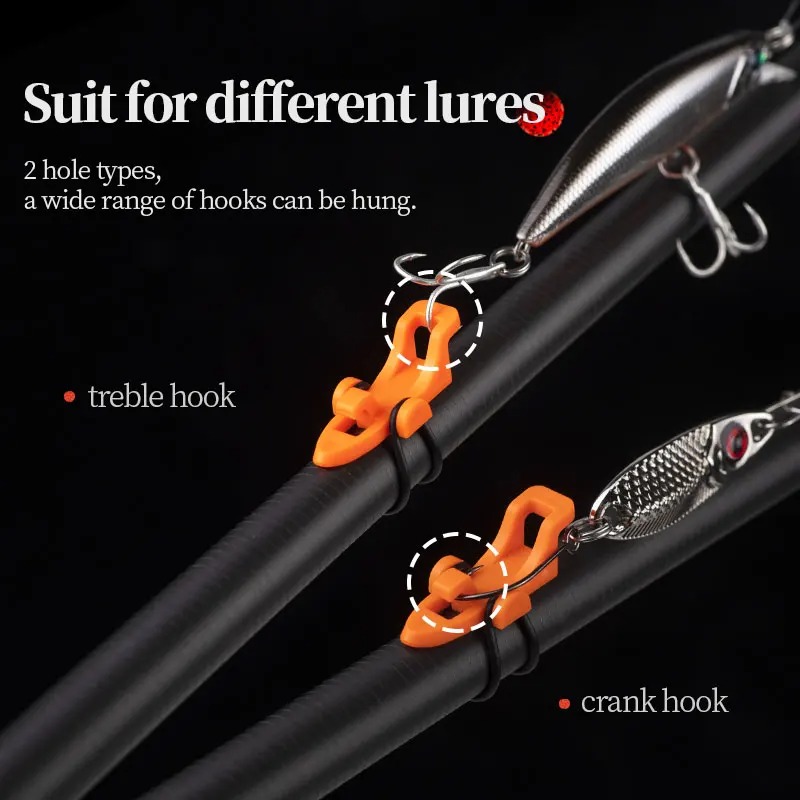 1-10pcs Fishing Rod Pole Hook  - đánh giá và giá Fishing Hook Box