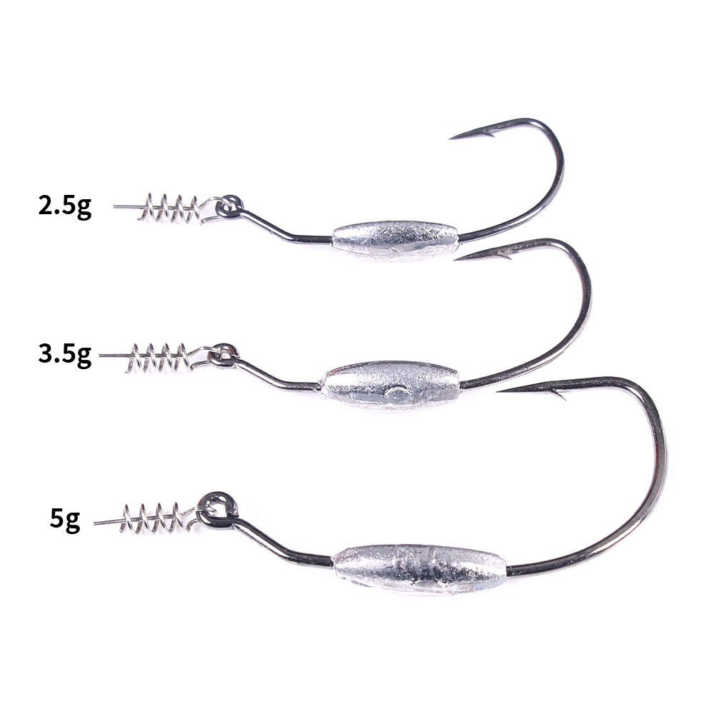 Anti-snagging Weighted Offset  - đánh giá và giá Fishing Hook Offset