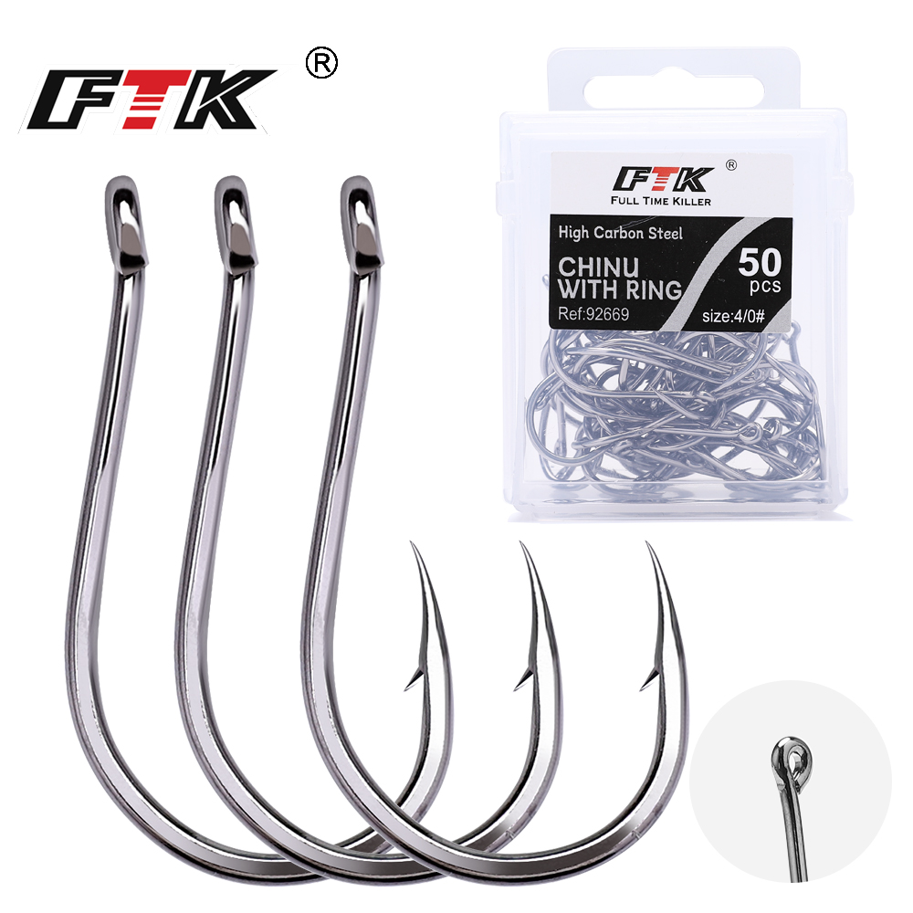 FTK CHINU Fishhook with Ring B - đánh giá và giá Fishing Hook Offset