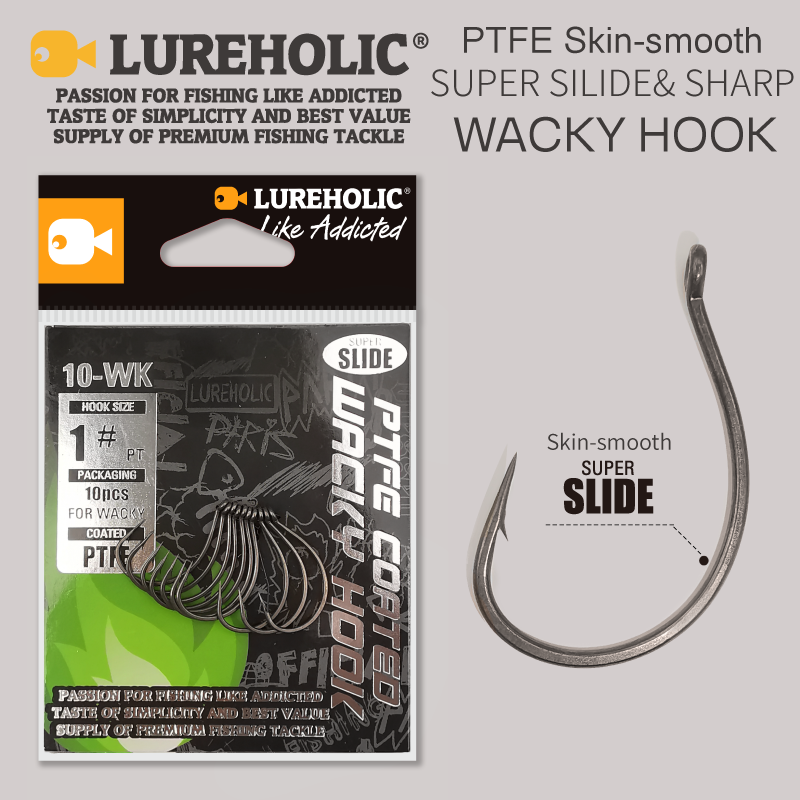 LUREHOLIC PTFE Super Slide Wac - đánh giá và giá Fishing Hook Assortment