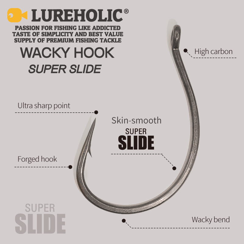 LUREHOLIC PTFE Super Slide Wac - đánh giá và giá Fishing Hook Assortment