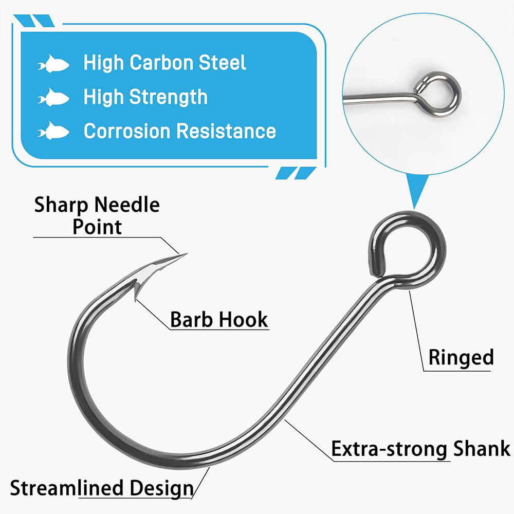 70Pcs Fishing Inline Single Ho - đánh giá và giá Fishing Hook Offset