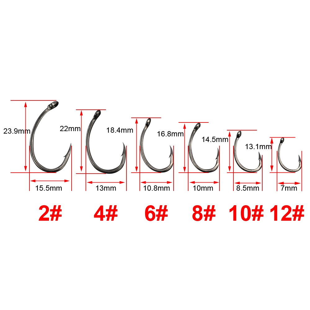 Hirisi Carp Fishing Hooks 50pc - đánh giá và giá Fishing Hook Assortment