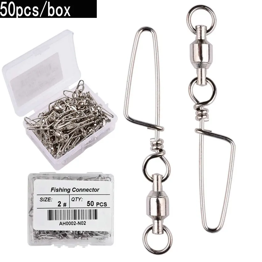 Bộ 50 Câu Cá Bi Xoay Với Coast - đánh giá và giá Fishing Hook Box