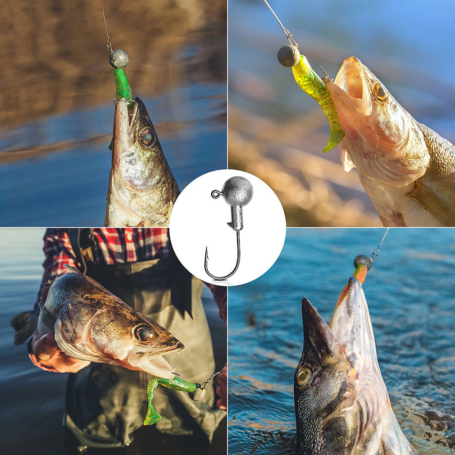 WODJYJ 1g 2g 3g 4g 5g 7g 8g 10 - đánh giá và giá Fishing Hook Offset