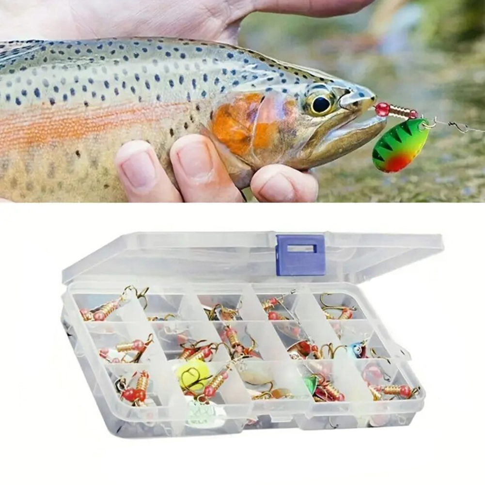 30pcs Metal Spoon Spinner Fish - đánh giá và giá Fishing Hook Treble