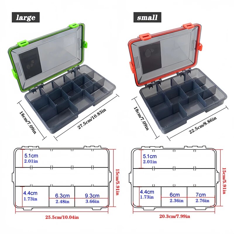 Fishing Tackle Box Large Capac - đánh giá và giá Fishing Hook Size